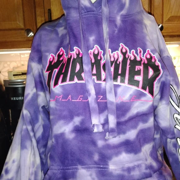 Thrasher Magazine Purple Hoodie - Picture 3 of 4